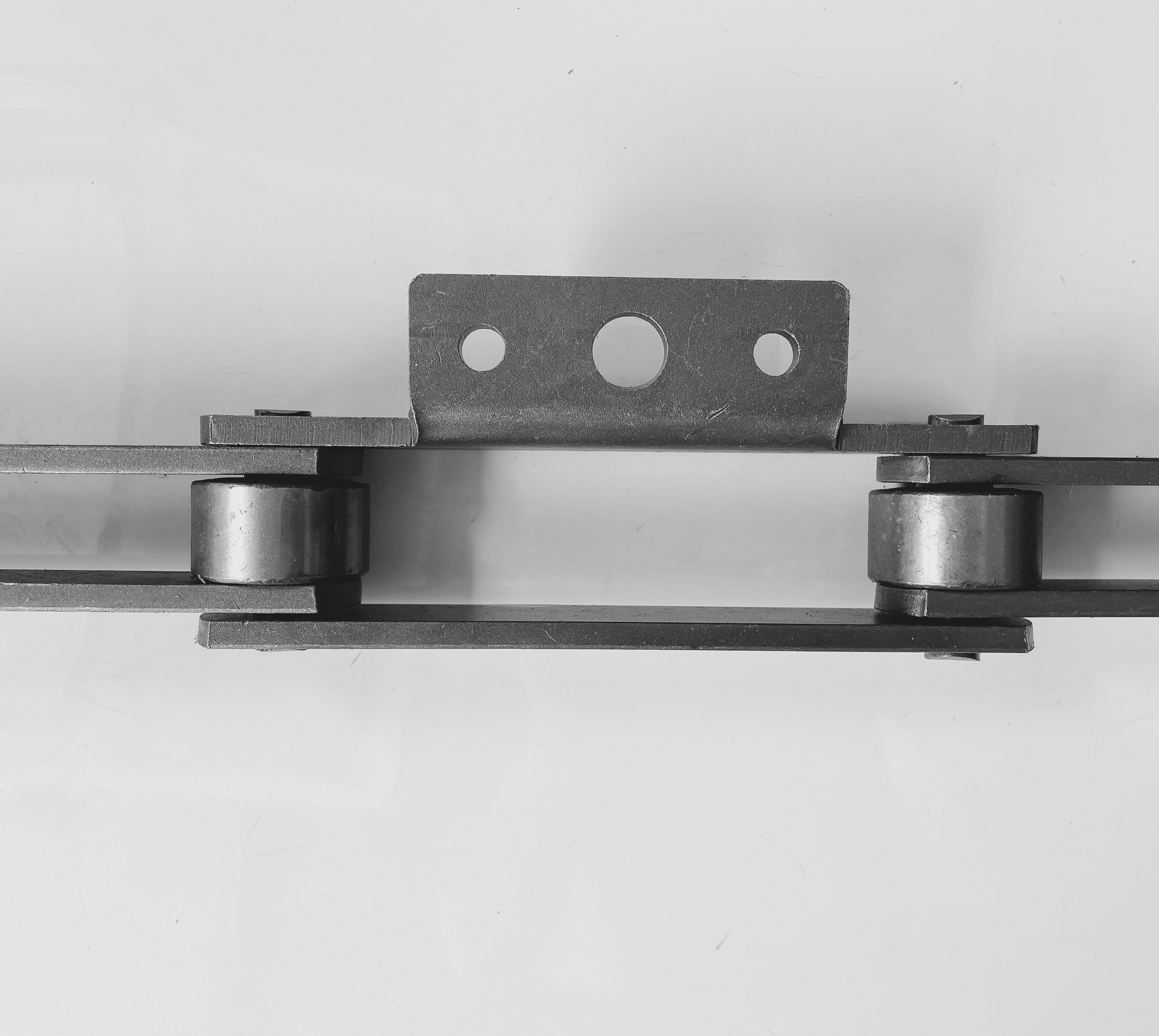 工业链条电镀垂直线环形线爬坡线专用链条大节距滚子输送弯板链条