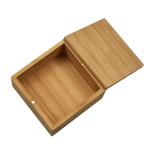 厂家批发竹木复古小木盒收纳储物收藏木制品翻盖木箱子木质竹木盒