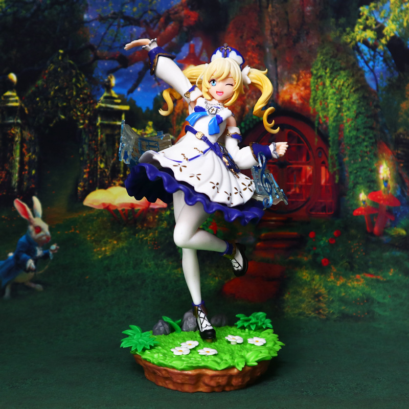 原神芭芭拉荧光空手办二次元游戏周边玩具手办扭蛋机手办车载摆件