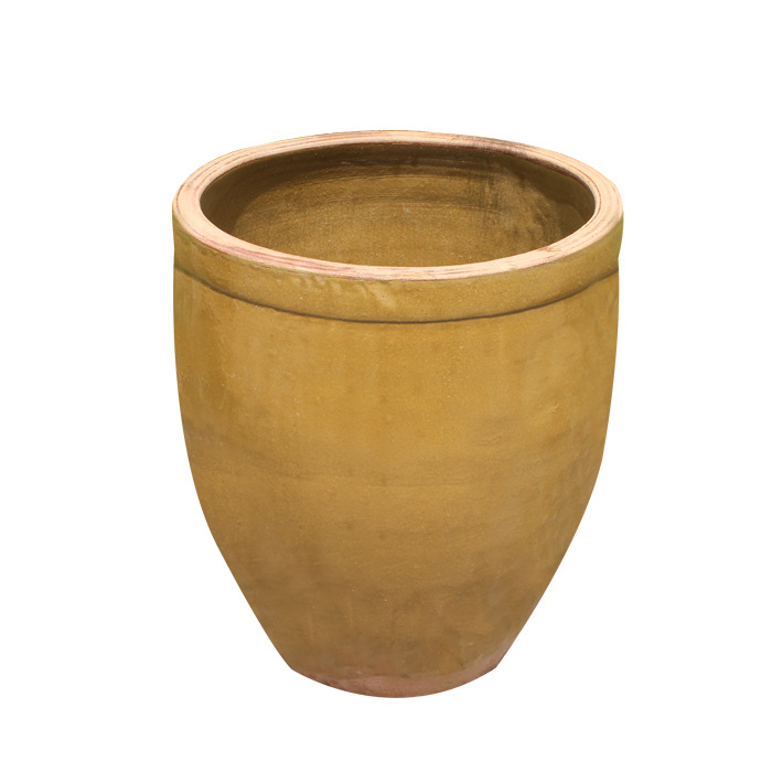 大水缸腌肉缸储水用陶瓷腌菜缸家用养鱼庭院睡莲荷花老式陶缸