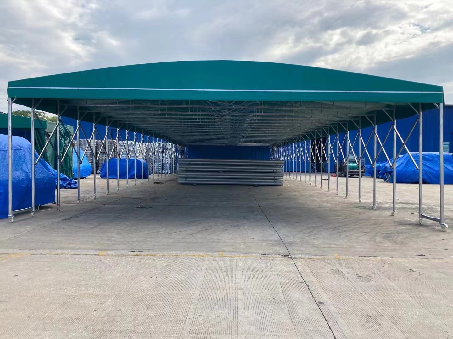 工厂移动式推拉蓬