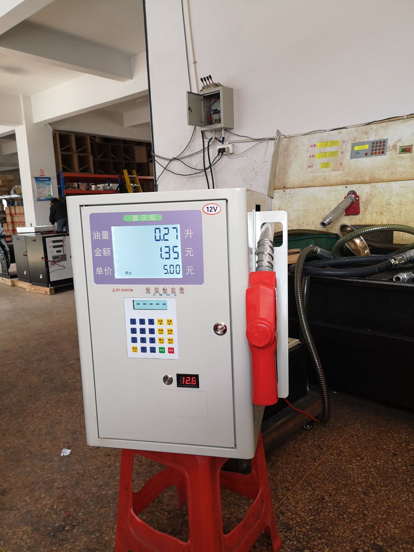 锐嘉静音大流量柴油汽油小型车载加油机