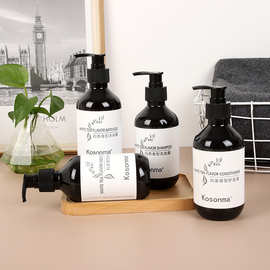 宾馆大瓶装300ml一次性洗发水沐浴露高档酒店浴场洗护套装批发