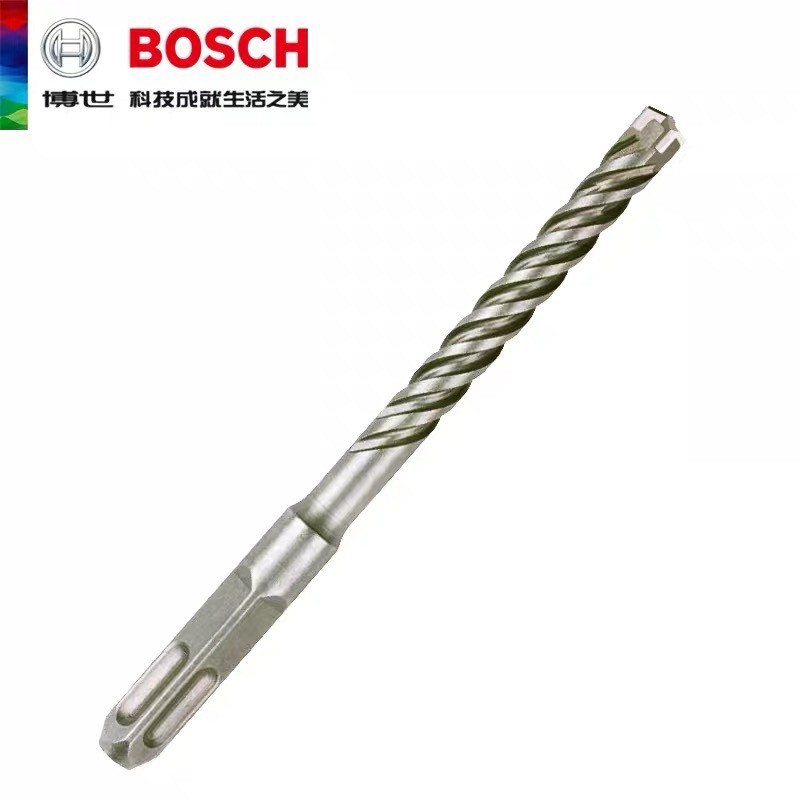 博世5系电锤钻头s3方柄四坑穿墙打孔两坑两槽钻头混凝土冲击钻头