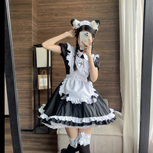 2022新款日本经典短袖女仆可爱日系女仆cosplay女装女佣装连衣裙