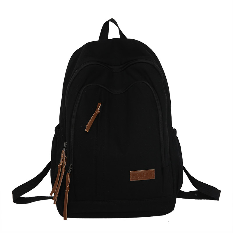 Schoolbag Men's 2022 New Korean Style Retro Junior School Backpack Large Capacity High School and College Student Computer Backpack