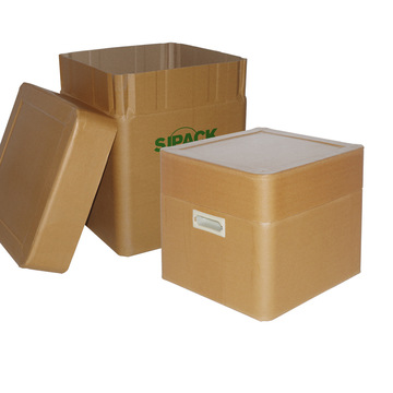 周转用50kg长方形纸桶 化工原料医药食品用25公斤方形un纸板桶箱