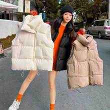 2022冬装新款韩版气质宽松显瘦百搭棉衣马甲背心坎肩外穿短款外套