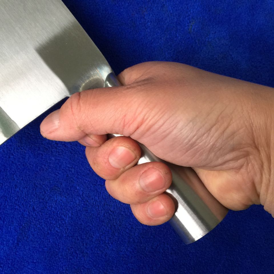 铬钢切片刀 越南铬钢刀 铬钢桑刀铁柄切片刀斩切两用刀不锈钢菜刀