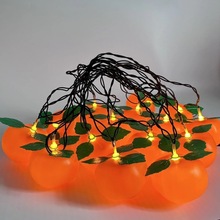 插电小灯笼串春节水果彩灯串桃子柿子挂树上真实耐看造型灯