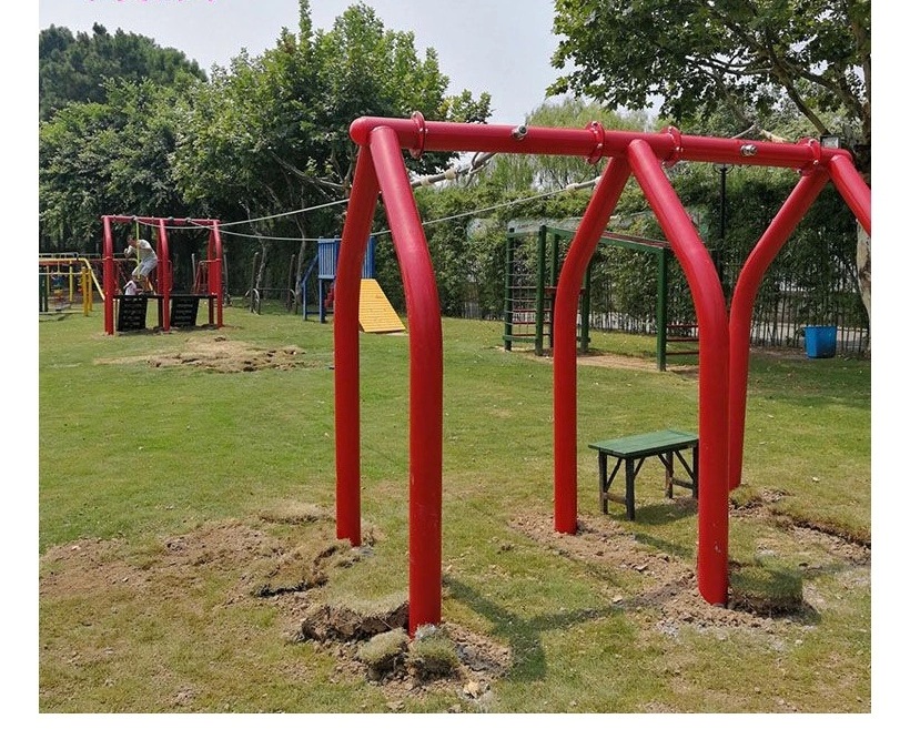 儿童溜索套装滑索手柄滑轮幼儿园钢丝绳索道横渡室内户外运输设备