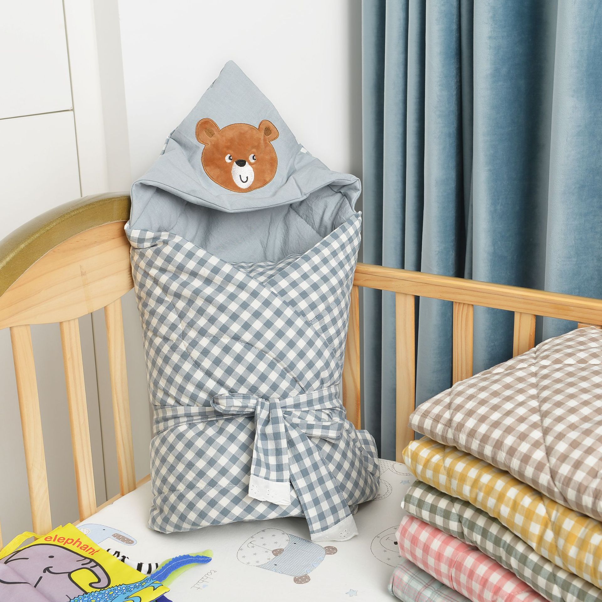 包被新生儿秋冬季婴儿手工纯棉花抱被襁褓宝宝外出裹被抱毯小被子