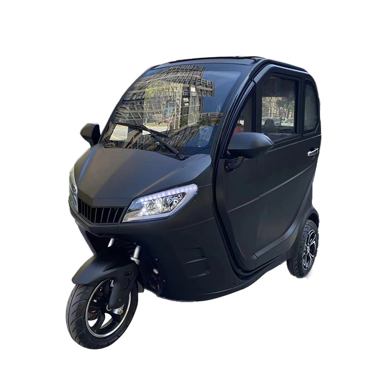 新能源全封闭电动三轮车代步车家用带蓬电瓶车锂电池72v60v-阿里巴巴