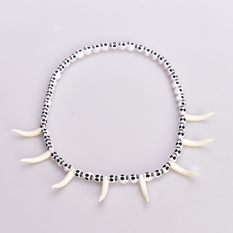 野人道具 印第安非洲土著人羽毛头饰油彩武器项链无骨头野人棒