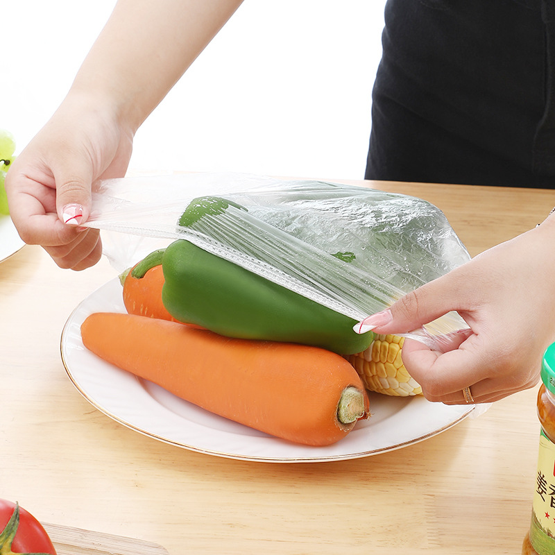 一次性保鲜膜套家用冰箱防串味松紧口保鲜罩居家日用保鲜袋批发