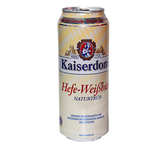 凯撒白啤听装Kaiserdom 德国进口小麦啤酒500ml 24听整箱5月