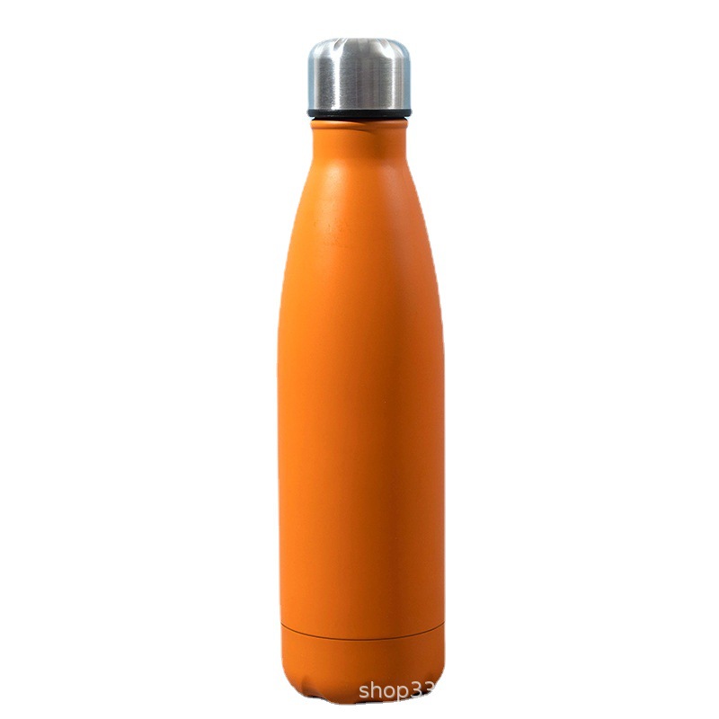 Cross-Border 304 Stainless Steel Coke Bottle Portable Outdoor Thermos Sports Kettle Creative Coke Bottle Small Mouth Bottle