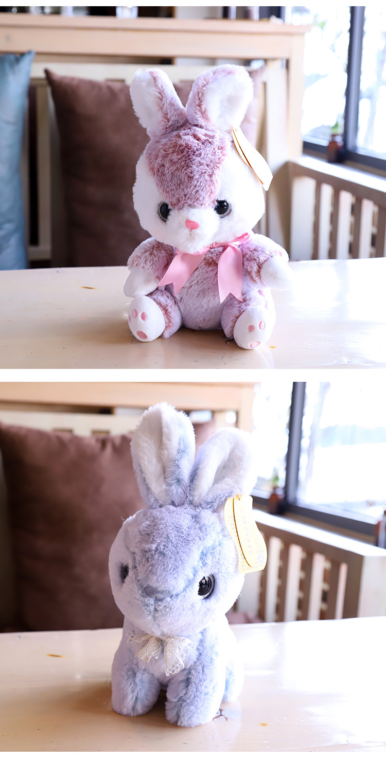 批发可爱小兔子女孩公仔布偶超萌少女心礼物送闺蜜玩偶布娃娃兔兔
