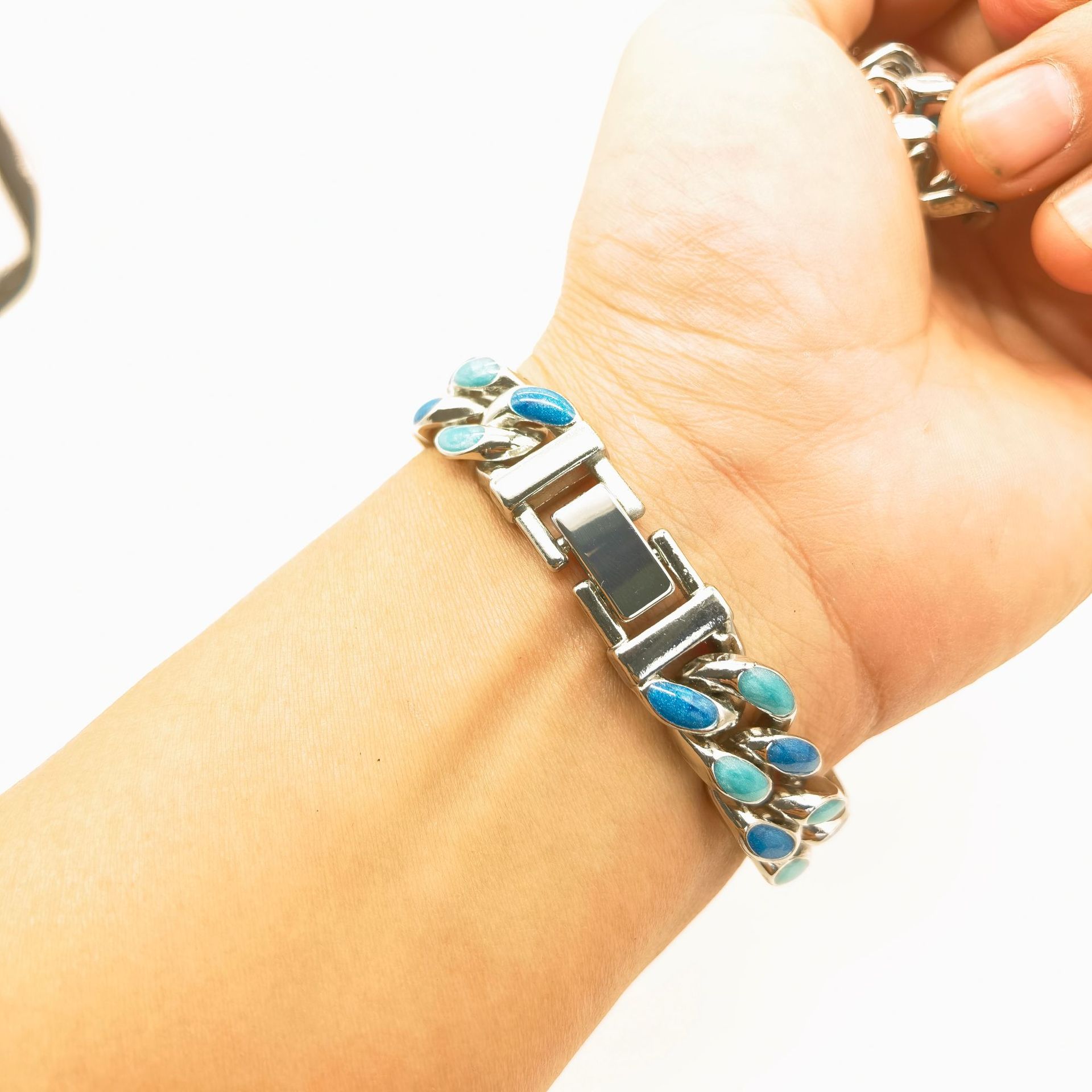 星辰大海男女款古巴链欧美嘻哈潮人新款合金项链手链古巴链厂家