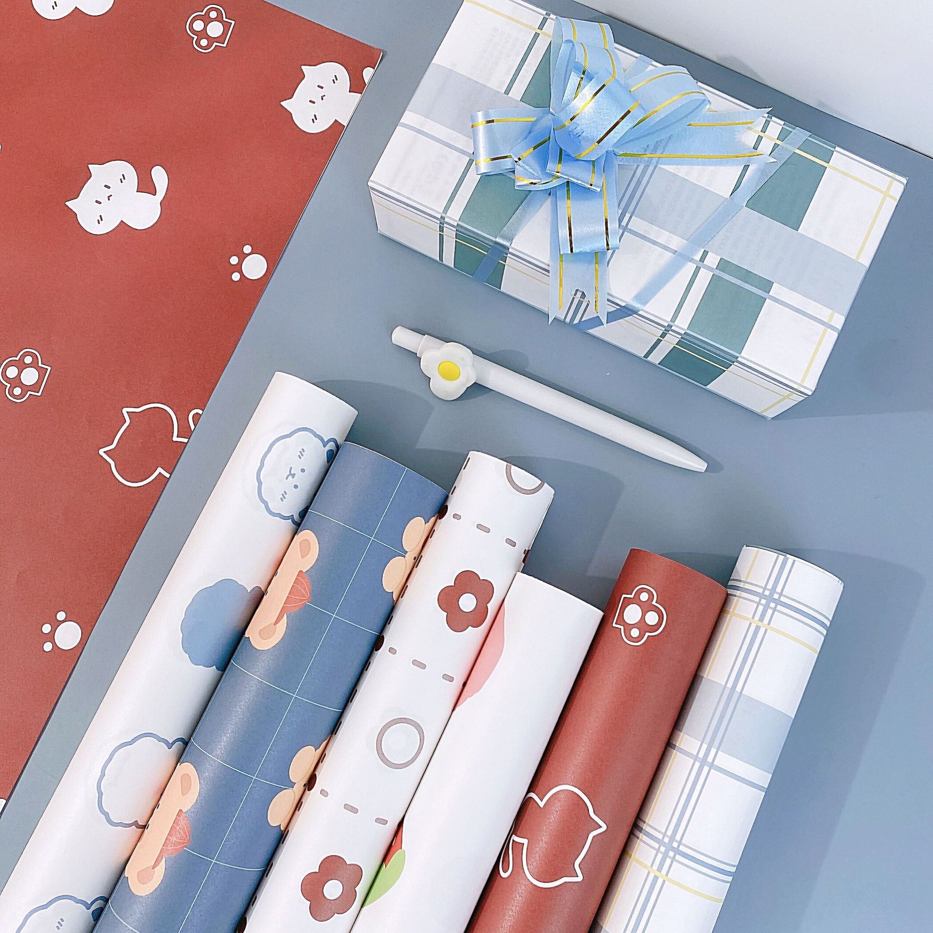 包书皮纸自粘套装包书皮纸自粘书皮封面纸小学生一年级保护套高颜