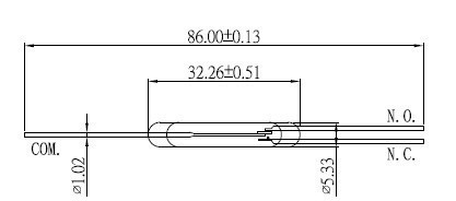 hsr834三脚转换型交流大电流3a干簧管原装