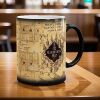 Harry Potter Map Discoloration Mug comic Television surrounding European style ceramics Simplicity to work in an office Temperature sensing Cup Harry Potter Map Discoloration Mug comic Television surrounding European style ceramics Simplicity to work in an office Temperature sensing Cup