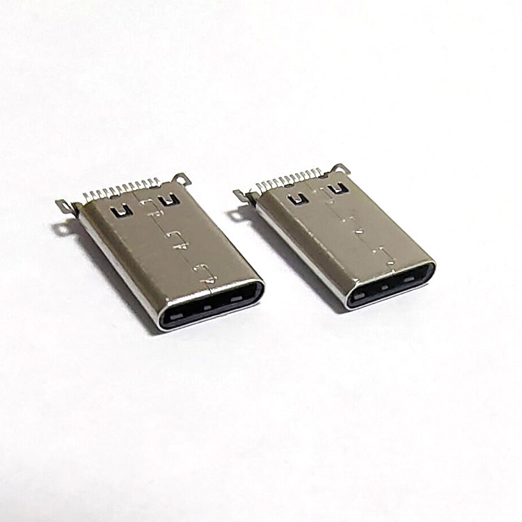 type-c公头12pin贴板 type-c公贴片连接器