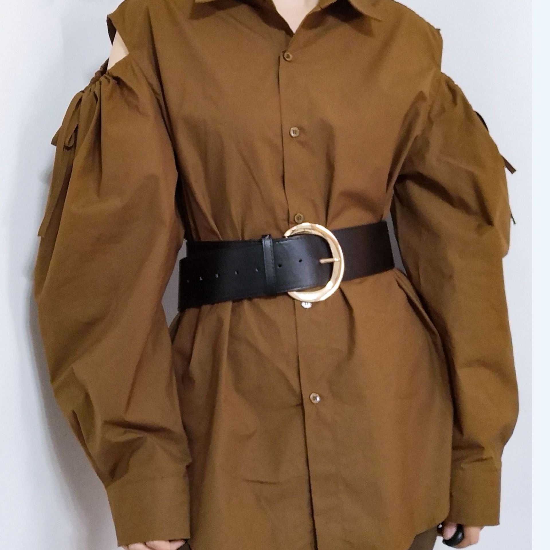 腰带趋势新品宽皮带女士装饰衬衫牛仔裤赛马装束欧美休闲夏季新款