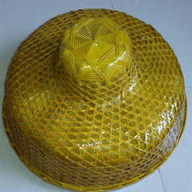 海边风情竹编竹帽渔夫渔民帽道具舞蹈帽装饰帽遮阳斗笠帽防雨防风