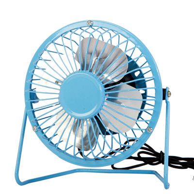 Manufacturer Usb Small Fan 468-Inch Wrought Iron Office and Dormitory Mini Rotating Fan Portable Bass Fan