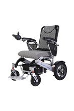 外贸出口货源EA8000银色铝合金轻便折叠助行器老年人电动轮椅