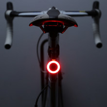 自行车尾灯USB充电山地车创意尾灯抖音款骑行装备配件