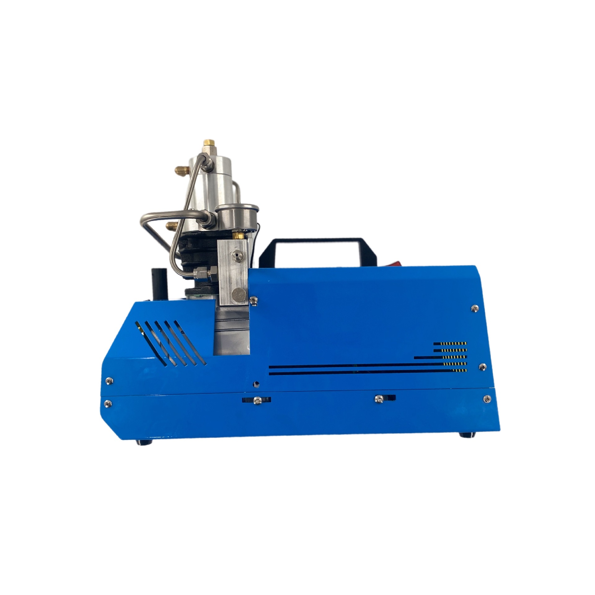 20款电动高压打气机30mpa 高压充气泵40mpa 小型单缸水冷打气机筒