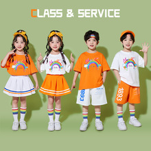 六一儿童啦啦队演出服小学生校运动会方队拉拉操表演服幼儿园套装