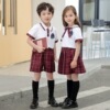 new pattern kindergarten Park service A summer pupil Class clothes graduation suit Costume motion suit One piece On behalf of new pattern kindergarten Park service A summer pupil Class clothes graduation suit Costume motion suit One piece On behalf of