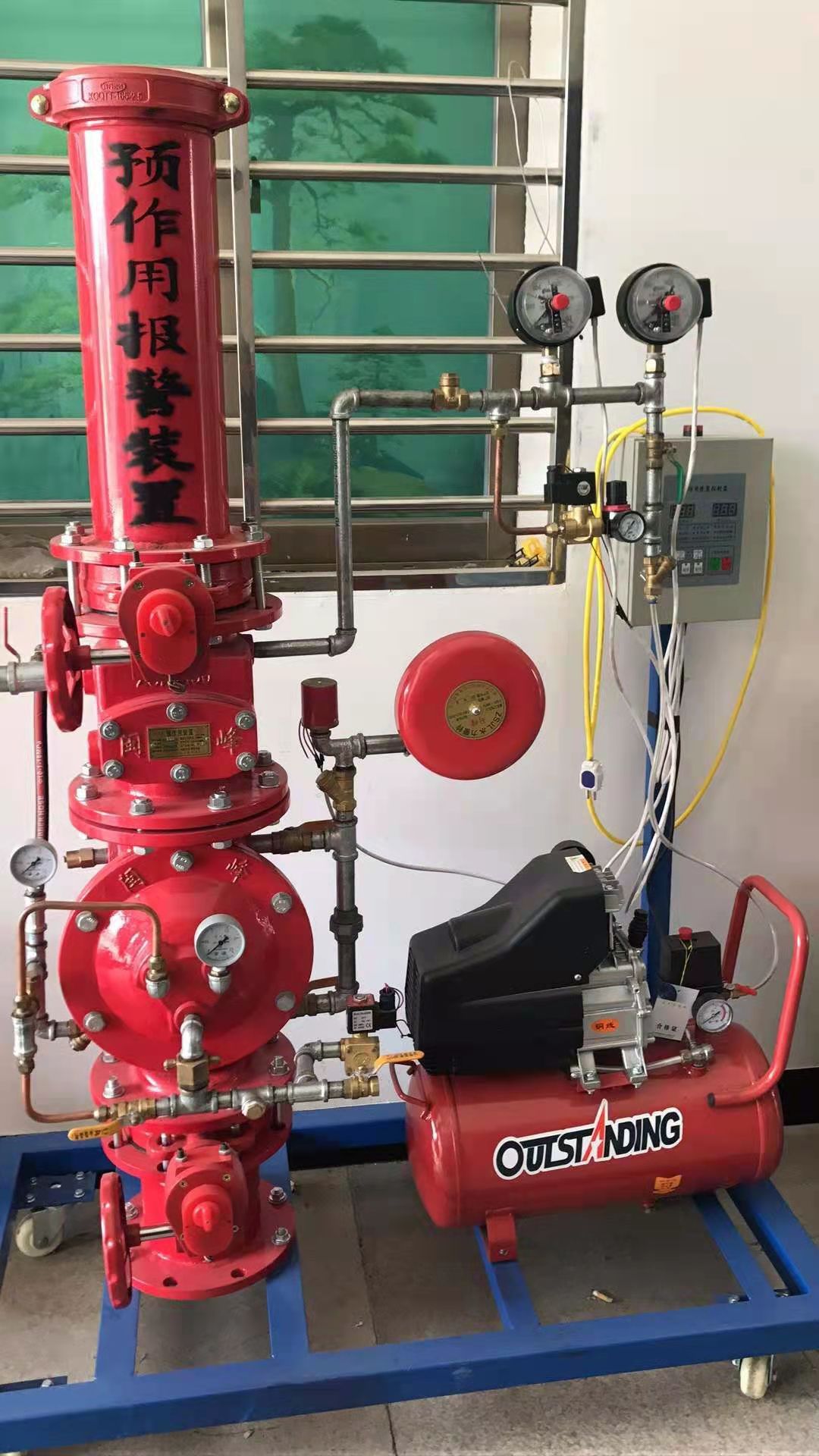 防爆雨淋阀控制盘 预作用阀电控箱 雨淋报警阀控制柜气压维护装置