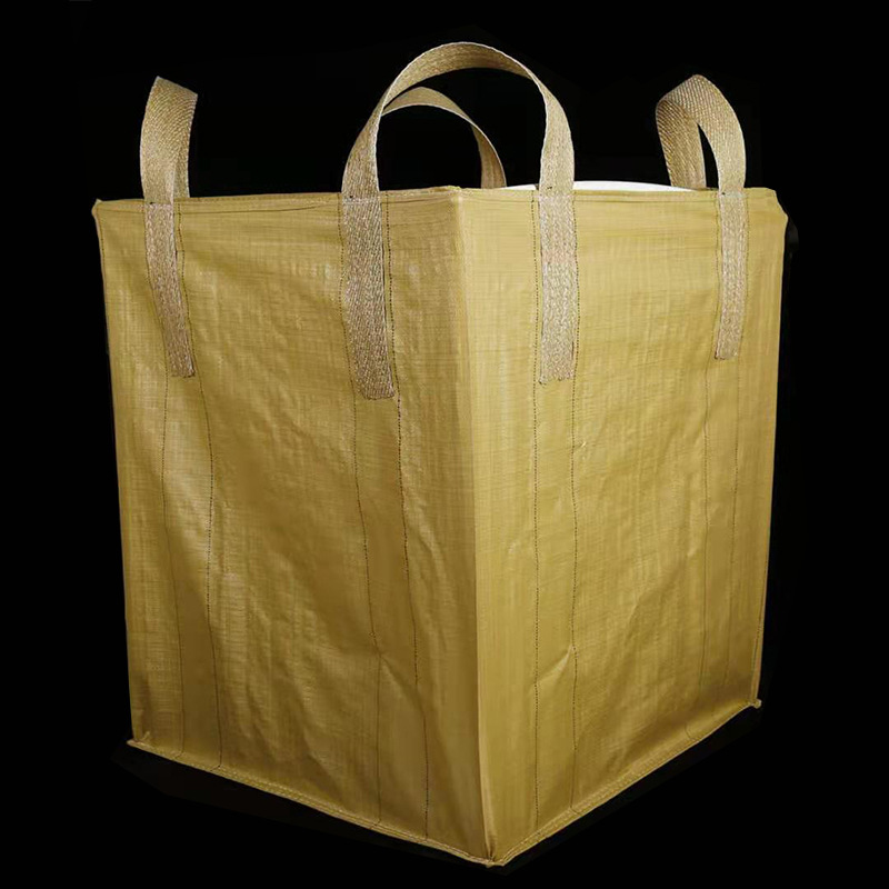 【厂家直售】米黄色吨包装袋 定制批发方形圆形吨袋 承重1到2吨包