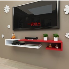 XC挂墙层板电视柜机顶盒架背景墙装饰现代简约可伸缩置物架壁挂