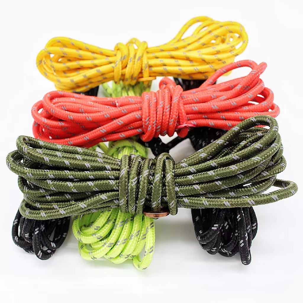 5mm加粗风绳户外天幕防风绳撑杆固定拉绳帐篷反光营绳调节绳子