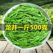 23新茶龙井茶叶杭州雨前高山绿茶浓香型散装口粮茶500g批发厂批发