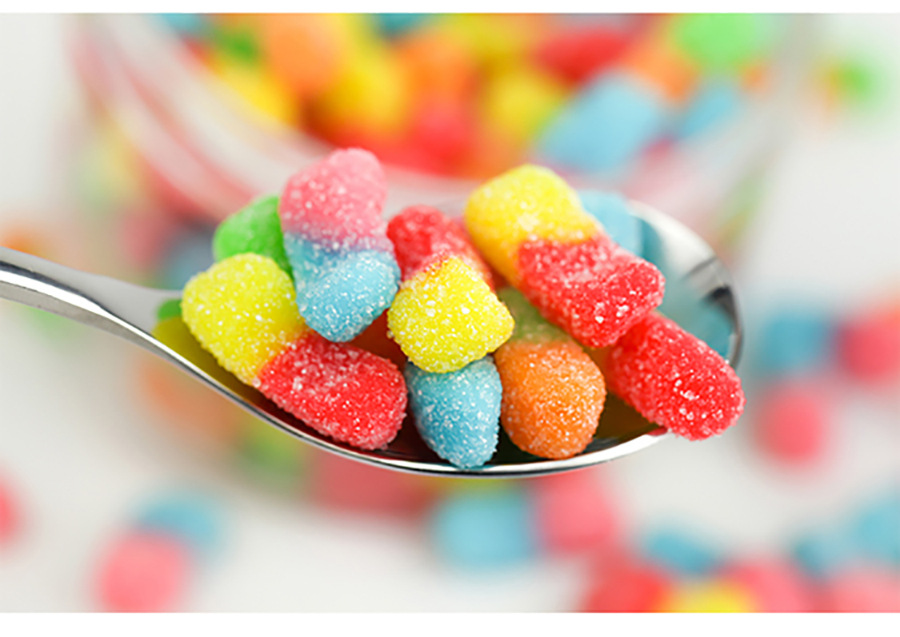 德国口力橡皮糖qq糖trolli软糖水果糖果酸小虫形 批发 3公斤