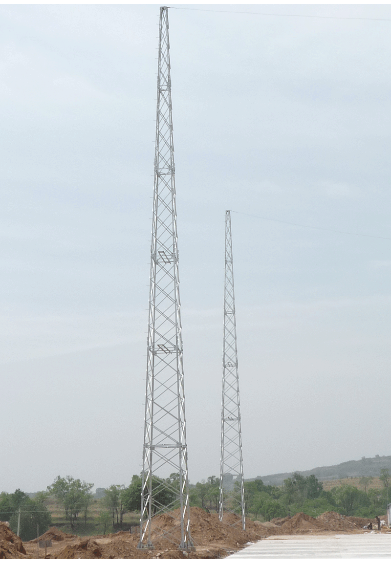 厂家供应钢结构避雷塔 楼顶避雷针塔 装饰避雷塔