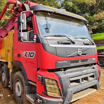 二手三一混凝土泵车 下车沃尔沃62米臂长