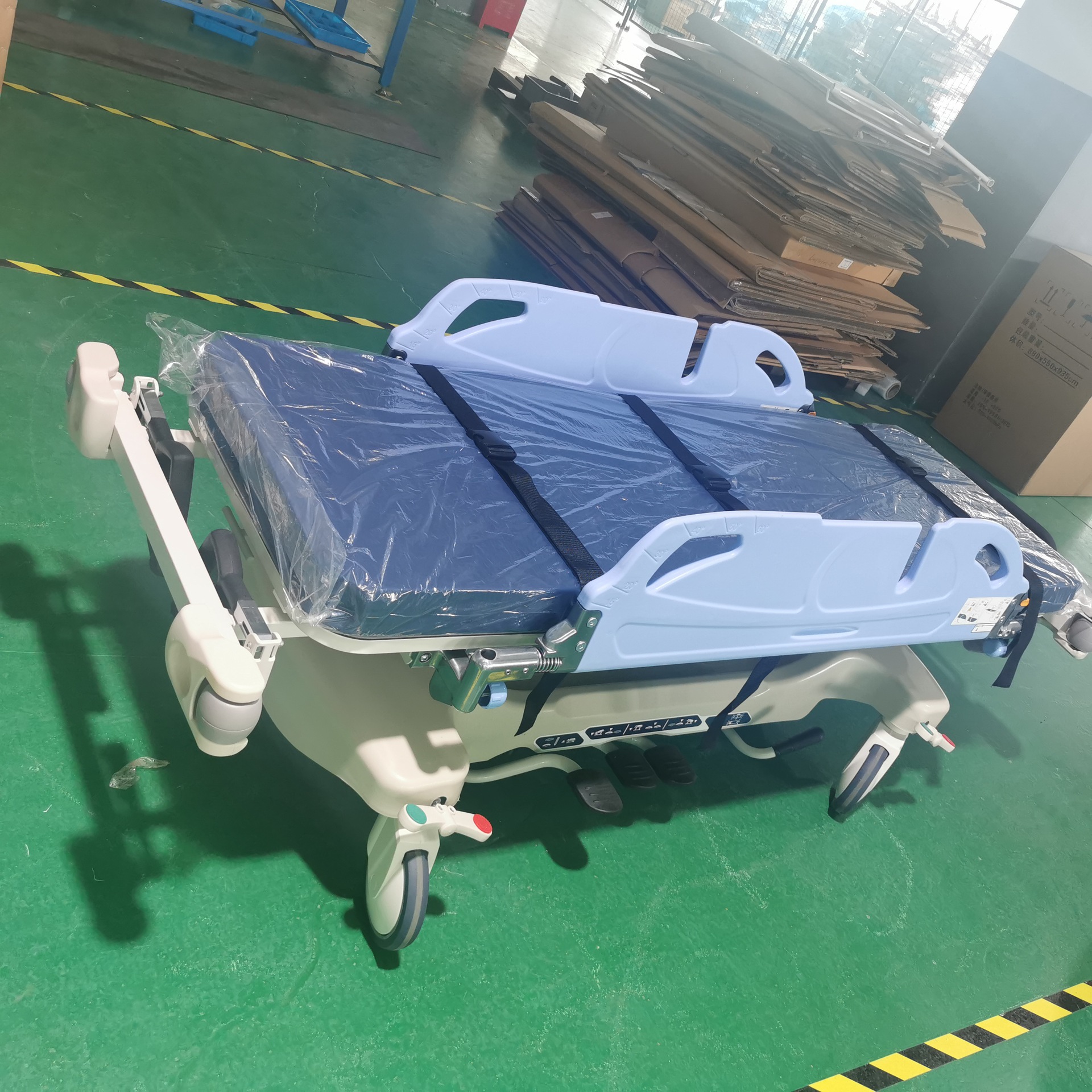 abs液压转运车 医用升降平车 病人转移车升降胃镜检查床