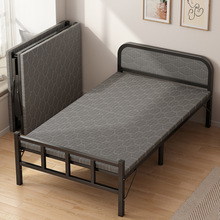 折叠床单人家用简易床陪护1.2米加固午休小床出租屋成人硬板吴之