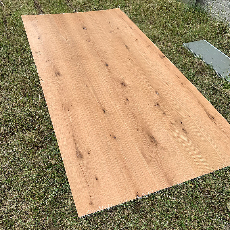 天然橡木结疤饰面板免漆橡木装饰板橡木实木拼橡木结疤木饰面板