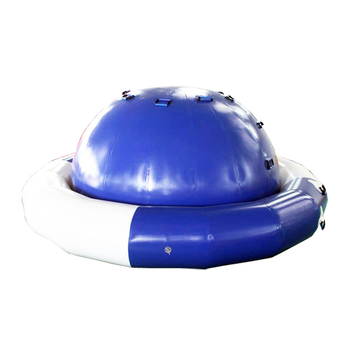 充气水上陀螺漂浮物滚筒球跷跷板风火轮水上乐园百万海洋球池玩具