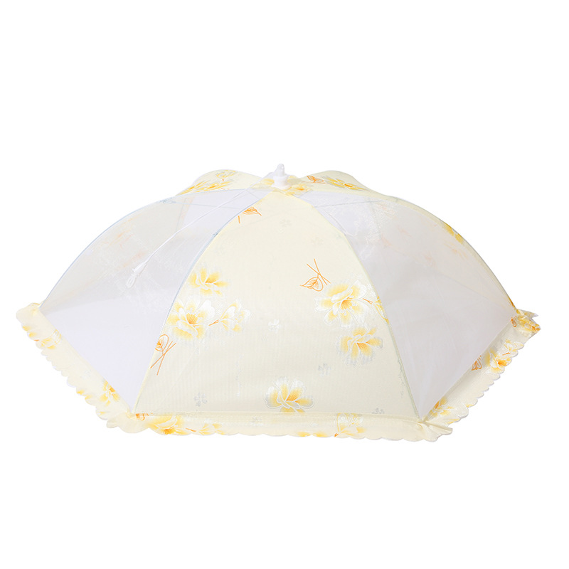 Wholesale Four Seasons Available Folding Vegetable Cover Anti-Mosquito Fly Creative Home round Food Cover