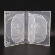 27MM透明DVD盒光盘包装盒多片装CD储存盒