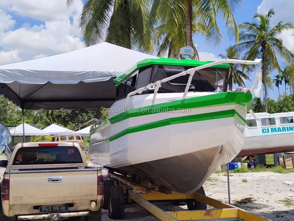 铝船9米青岛嘉世宝专业铝合金钓鱼艇出海渔船远洋海钓船铝钓鱼艇